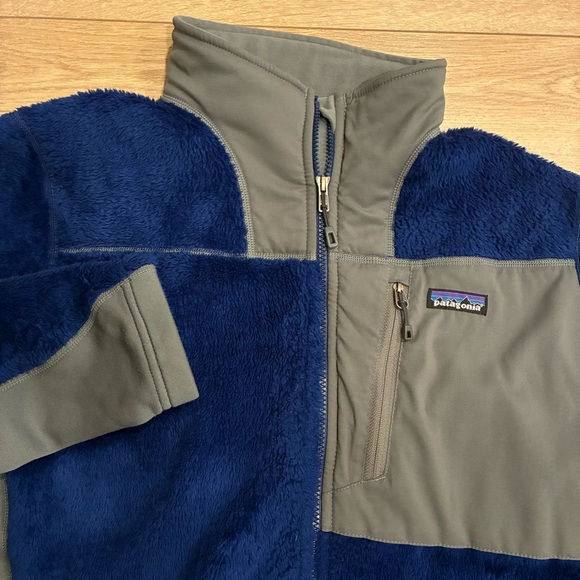 Patagonia Men’s R3 Hi Loft Jacket Regulator Fleece Sherpa Blue Size L